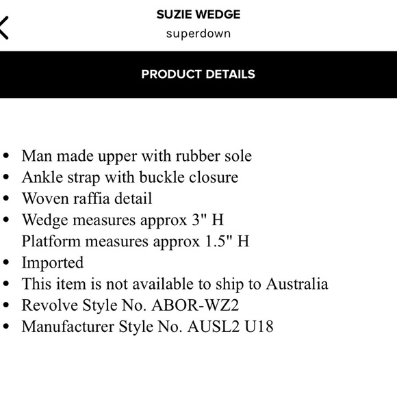 Superdown Raffia Woven Women’s Wedges. NWT. - Picture 13 of 13